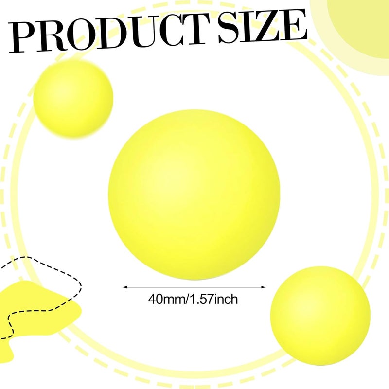 SEEVOR 28 Pcs Balls Table Tennis Balls 40mm Color Plastic Balls Bulk Washable Small Game Balls for Party Decoration Handcrafted Art Carnival Pool Games - Image 2